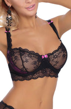 Classy black soft cup bra