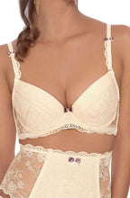  Adorable cream push up bra alluring lingerie