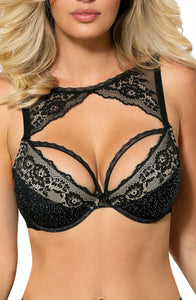 Sexy push up bra with harness details