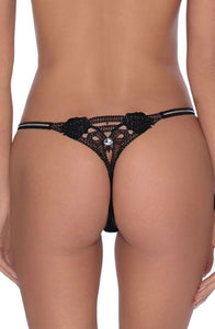 Hot thong with diamante detail