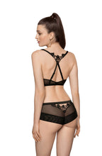 Beautiful bridal brief with floral applique