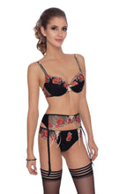 Beautiful floral embroidered bra