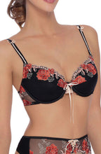 Beautiful floral embroidered bra