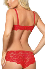 Alluring soft cup lace bra