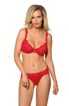 Alluring soft cup lace bra