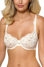 Alluring soft cup lace bra