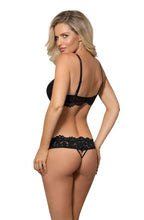 Alluring soft cup lace bra