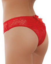 Sexy crotchless low rise panty
